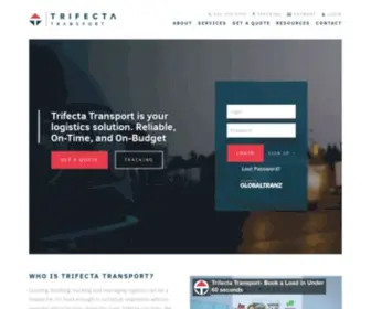 Trifectatrans.com(Your Logistics Partner) Screenshot