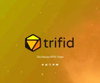 Trifidtoken.com(Welcome) Screenshot