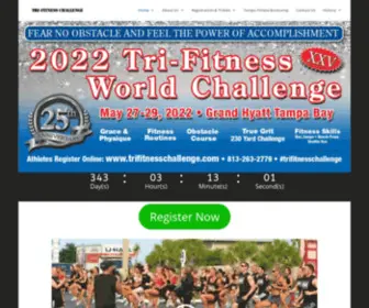 Trifitnesschallenge.com(American Fitness Competition for men and women) Screenshot