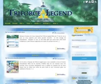 Triforce-Legend.com(Triforce Legend) Screenshot