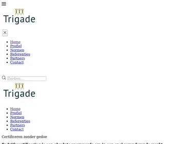 Trigade.nl(Bedrijfscertificering) Screenshot