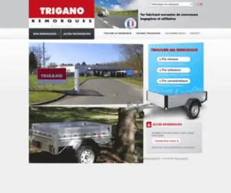 Trigano-Remorques.com(1er fabricant européen de remorques) Screenshot