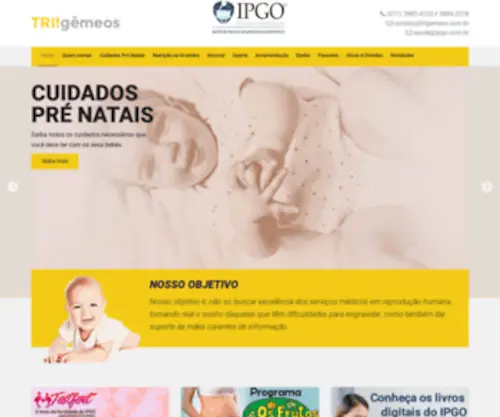 Trigemeos.com.br(Trigêmeos) Screenshot