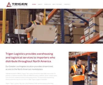 Trigenlogistics.com(Trigen Logistics Corporation) Screenshot