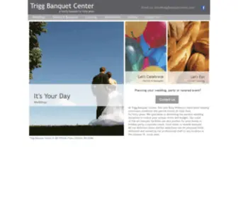 Triggbanquetcenter.com(Trigg Banquet Center) Screenshot