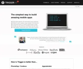 Trigger.io(Mobile platform for web developers) Screenshot