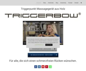 Triggerbow.de(Erstklassiges Triggerpunkt Massagegerät aus Holz) Screenshot