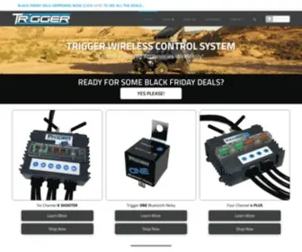 Triggercontroller.com(Home of the Trigger Wireless Accessory Controllers) Screenshot