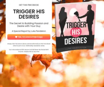 Triggerhisdesires.com(Trigger His Desires) Screenshot