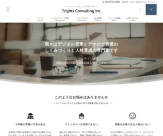 Trights.co.jp(トライツコンサルティング株式会社) Screenshot