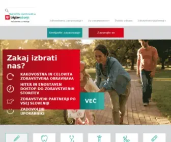 TriglavZdravJe.si(Vstopna stran) Screenshot
