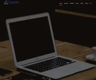 Trigontic.com(Web design Development Logo SEO Custom Software Devlopment RFID) Screenshot