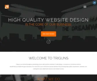 Triguns.com(Triguns provides high quality website design) Screenshot