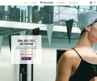 Trihard.co(Pre and Post Swim Skin & Hair Products) Screenshot