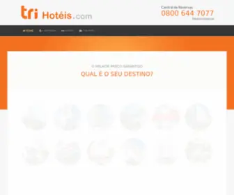 Trihoteis.com(TRI Hotéis) Screenshot