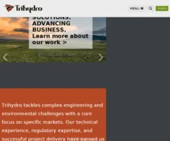 Trihydro.com(Engineering & Environmental Consulting) Screenshot