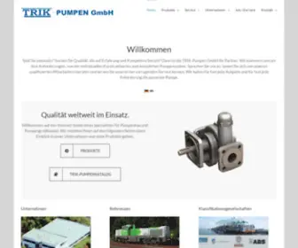 Trik-Pumpen.de(Trik-Pumpen Gmbh Kiel) Screenshot