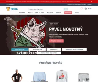 Trika.cz(Oblečení pro všechny) Screenshot