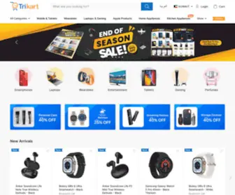 Trikart.com(Online Shopping Store for Electronics in Kuwait) Screenshot