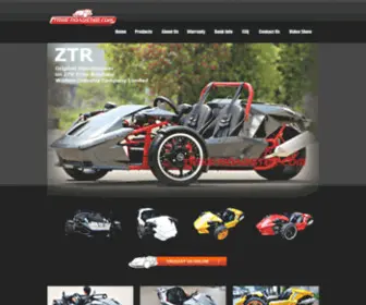 Trike-Roadster.com(ZTR Trike Roadster) Screenshot