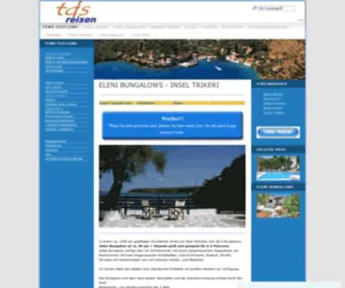 Trikeri-Villas.de(Pilion Chalkidiki Peloponnes Ferienhaeuser und Ferienappartements) Screenshot