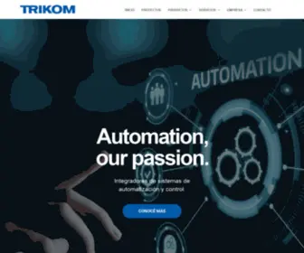 Trikom.com.ar(Automation, our passion) Screenshot