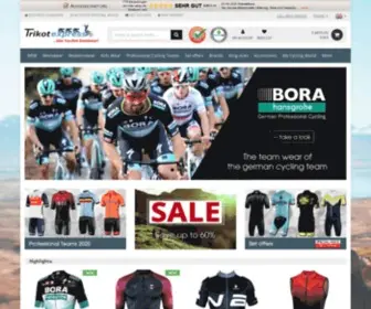 Trikotexpress.de(Radsportbekleidung und Zubehör von Top) Screenshot