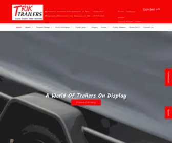 Triktrailers.com.au(Trailers for sale & hire in Melbourne) Screenshot