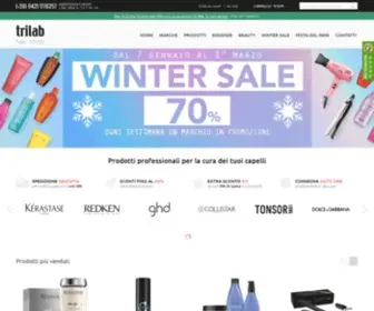Trilab.it(Prodotti professionali per capelli e parrucchieri) Screenshot
