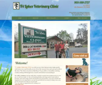 Trilakesveterinaryclinic.com(Tri Lakes Veterinary Clinic) Screenshot