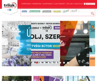 Trilak.hu(Címlap) Screenshot