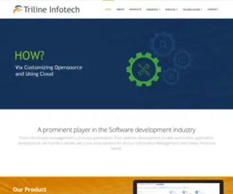 Trilineinfotech.com(MIS, Office Automation System, Delhi India) Screenshot