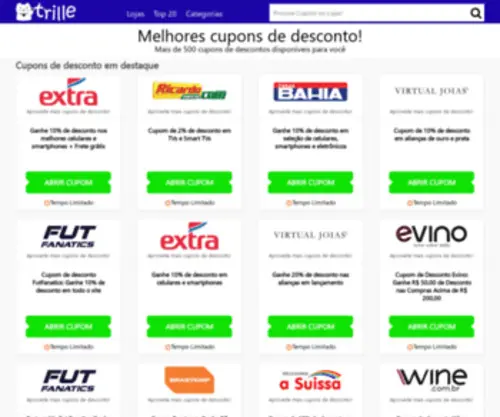 Trille.com.br(Trille) Screenshot