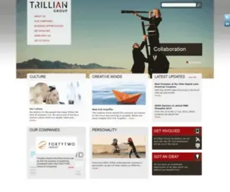 Trilliangroup.com(Trillian Group) Screenshot