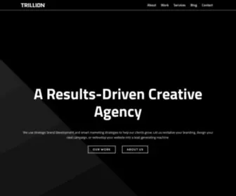 Trillioncreative.com(Graphic Design & Branding Studio NJ) Screenshot