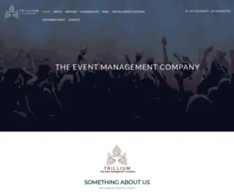 Trillium-Events.com(Trillium Events Management Company) Screenshot