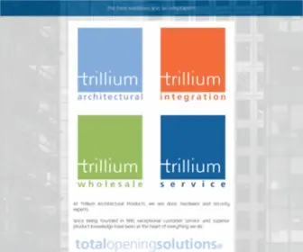 Trillium.group(Trillium Architectural Products) Screenshot