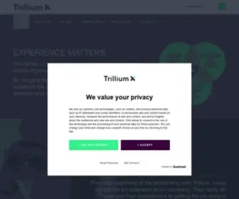 Trillium.net(The Membership & Charity specialists) Screenshot