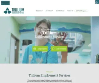 Trillium.org(Promoting inclusive community and employment opportunities) Screenshot