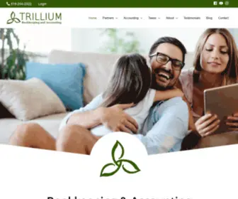 Trilliumbookkeepingaccounting.com(Trillium Bookkeeping) Screenshot