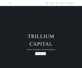 Trilliumcap.com(Trillium Capital) Screenshot