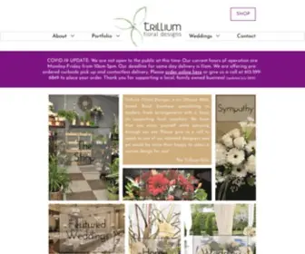 Trilliumfloral.ca(Trillium Floral Designs) Screenshot