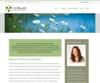 Trilliumnatural.com(Trillium Natural Medicine) Screenshot