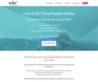 Trillo.io(Cloud Application Development & Deployment Platform) Screenshot