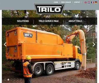 Trilo.com(On this website you will find our range of TRILO machines) Screenshot