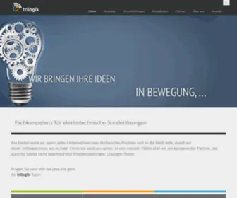 Trilogik.de(Elektronikentwicklung auf profesionellem Niveau) Screenshot