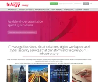 Trilogytechnologies.com(IT Managed Services) Screenshot