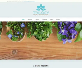 Trilogywellness.com(Trilogy Health & Wellness Center A Natural Choice to Healthcare) Screenshot