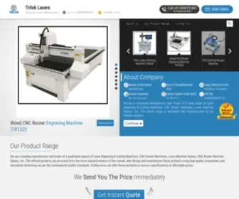 Triloklasers.in(Trilok Lasers) Screenshot