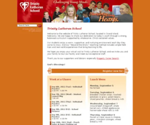 Triluthschool.org(Trinity Lutheran School) Screenshot